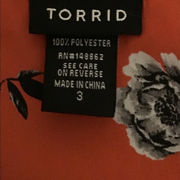 Torrid Floral Georgette Crisscross Cami - Picture 8 of 9